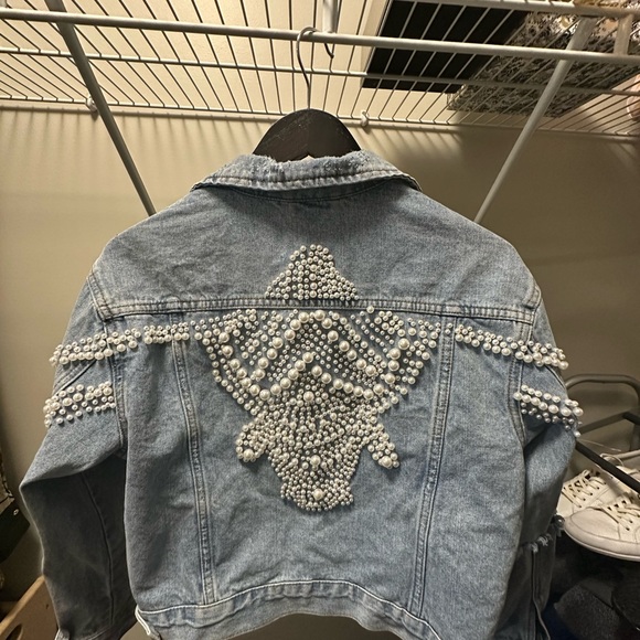 Like new azela wang Jean jacket!!! - Picture 2 of 3